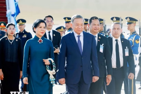 Tổng Bí thư, Chủ tịch nước Tô Lâm đến Bangkok tiếp tục chuyến thăm chính thức Thái Lan