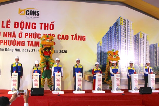 TP Đồng Nai: Động thổ dự án khu nhà ở phức hợp gần 4.500 tỷ đồng