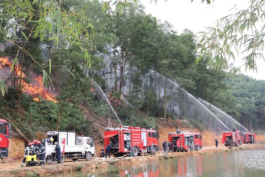 Nguy cơ cháy rừng tăng cao, Hà Nội kích hoạt nhiều biện pháp ứng phó