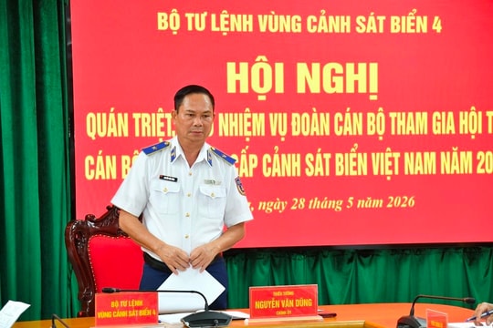 BTL Vùng Cảnh sát biển 4 chuẩn bị tốt cho Hội thi cán bộ ngành Tham mưu Cảnh sát biển năm 2026