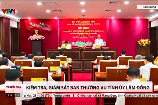 Kiểm tra, giám sát Ban Thường vụ Tỉnh uỷ Lâm Đồng