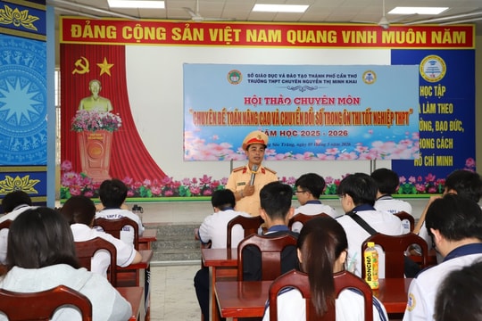 Xây dựng văn hóa giao thông từ ghế nhà trường