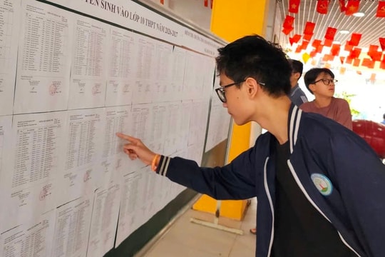 Gần 125.000 thí sinh Hà Nội làm thủ tục dự thi lớp 10