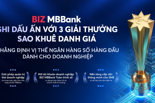 MB thắng lớn tại Sao Khuê với 5 giải thưởng công nghệ số