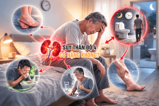 Suy thận độ 4 có nặng không?