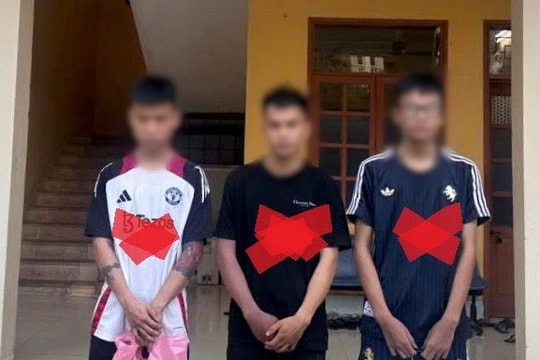 Tạm giữ 03 đối tượng dùng hung khí gây rối trậ tự công cộng