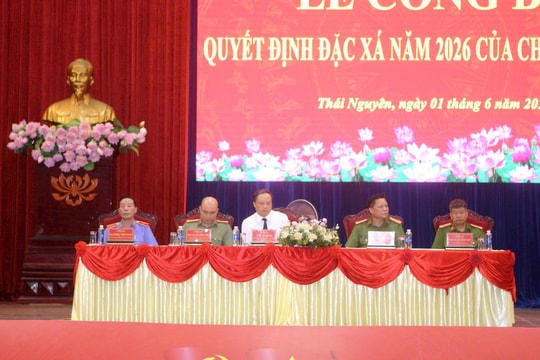 223 phạm nhân ở Trại giam Phú Sơn 4 được đặc xá năm 2026