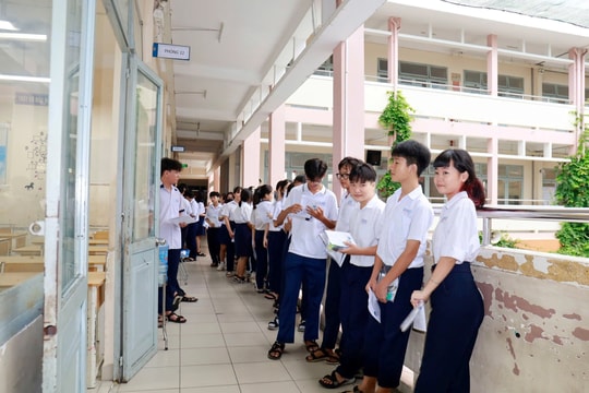 TP.HCM: 1 trường hợp vi phạm quy chế thi