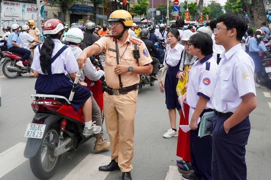 CSGT TP.HCM bảo đảm giao thông phục vụ kỳ thi tuyển sinh vào lớp 10