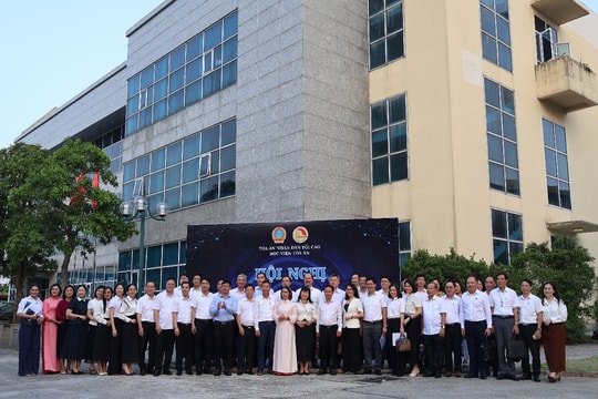 Học viện Tòa án tổ chức Hội nghị góp ý hoàn thiện Chương trình khung và Chương trình chi tiết đào tạo nghiệp vụ xét xử