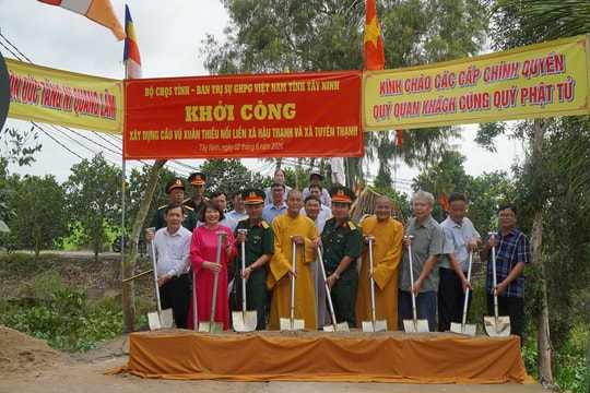 Khởi công xây dựng cầu Vũ Xuân Thiều ở Tây Ninh
