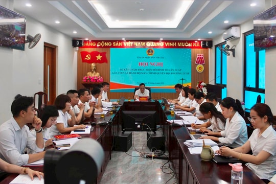 Sơn La: Tiếp tục nâng cao chất lượng xét xử sau 1 năm vận hành mô hình Tòa án 3 cấp