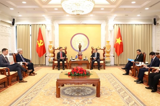 Chánh án TANDTC tiếp Đại sứ Liên minh châu Âu tại Việt Nam