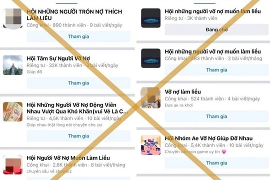 Hiểm họa từ các hội nhóm “vỡ nợ làm liều”
