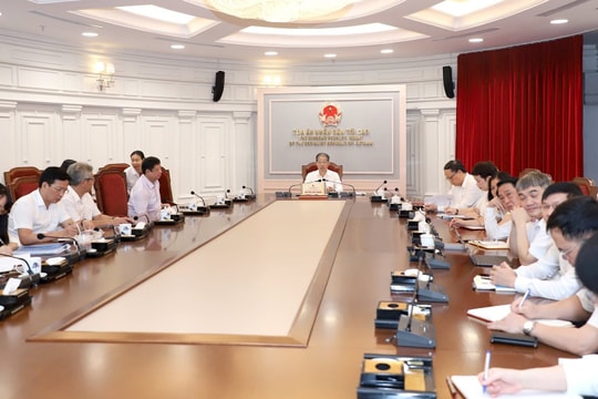 Đảng ủy TANDTC kết nối Hội nghị tập huấn chuyên đề năm 2026