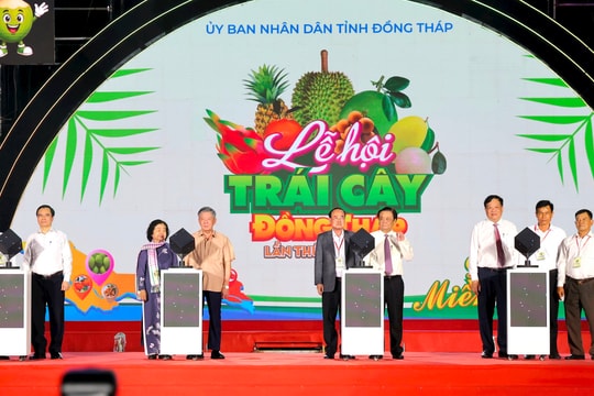 Lễ hội trái cây Đồng Tháp lần thứ I: Cầu nối vững chắc, gắn kết chặt chẽ "5 nhà"