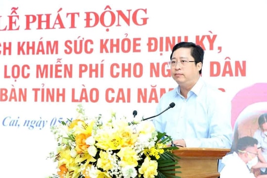 Lào Cai phát động khám sức khỏe định kỳ, khám sàng lọc miễn phí cho người dân