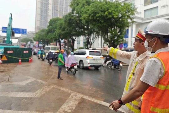 Hà Nội bảo đảm giao thông tại hơn 70 vị trí rào chắn phục vụ thi công dự án