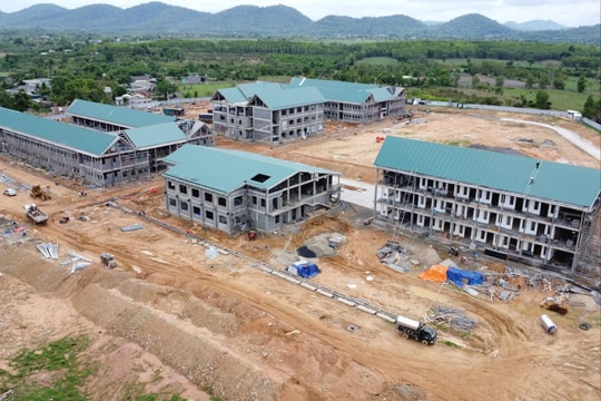 Gấp rút hoàn thành 4 trường liên cấp tại vùng biên Đắk Lắk