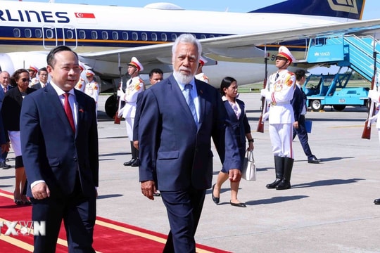 Thủ tướng Timor Leste đến Hà Nội, bắt đầu thăm chính thức Việt Nam và dự AFF 2026