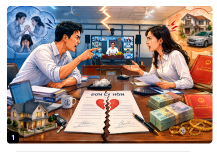 Tài sản ly hôn có thể đưa ra trọng tài để giải quyết?