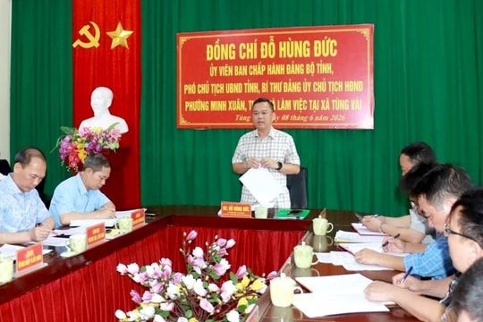 Phó Chủ tịch UBND tỉnh Tuyên Quang làm việc tại Minh Tân, Tùng Vài