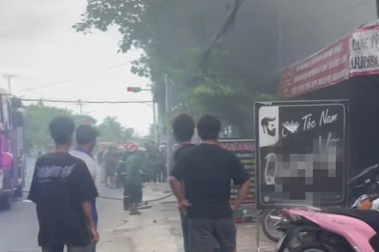 Nghi phạm đốt tiệm giặt sấy ở Cà Mau đã tử vong