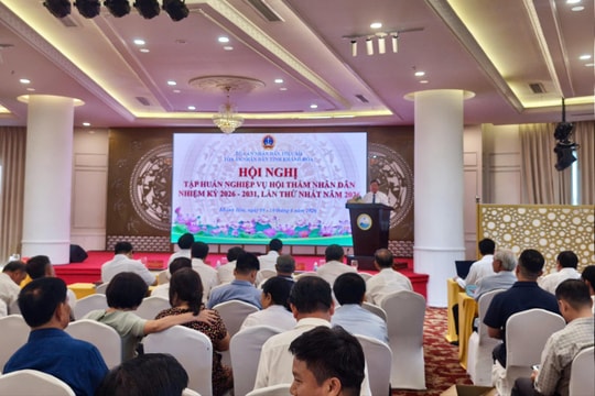 TAND tỉnh Khánh Hòa tập huấn nghiệp vụ Hội thẩm nhân dân