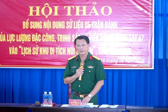 Bổ sung 5 trận đánh vào lịch sử núi Bà Đen