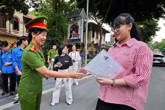 Công an Hà Nội bảo đảm an ninh, an toàn kỳ thi tốt nghiệp THPT