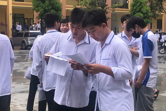 Đề thi môn Toán thi tốt nghiệp THPT năm 2026
