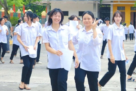 Thí sinh Ninh Bình hoàn thành Kỳ thi tốt nghiệp THPT 2026