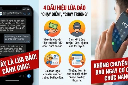 "Đóng 50 triệu đồng đỗ ngay đại học" - bẫy lừa nguy hiểm mùa tuyển sinh