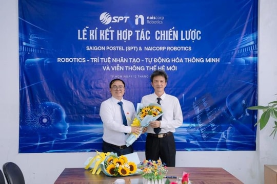 SPT và Naiscorp Robotics ký kết hợp tác chiến lược phát triển AI, robot và công nghệ số thế hệ mới