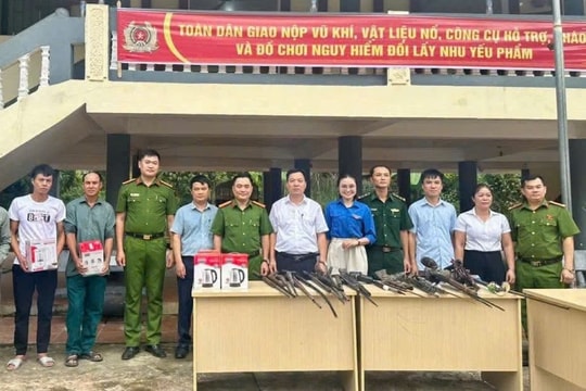Thanh Hóa thu hồi 31.705 khẩu súng các loại