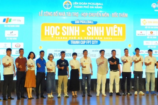 331 vận động viên tranh tài tại Giải Pickleball học sinh - sinh viên TP. Đà Nẵng 2026
