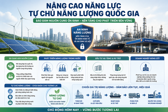 An ninh năng lượng: Lá chắn bảo vệ nền kinh tế trước những cú sốc giá dầu