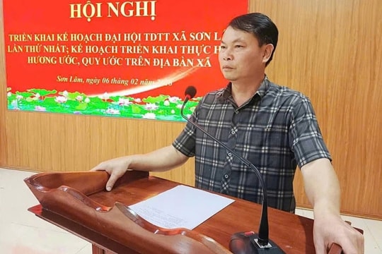 Khởi tố nguyên Phó Chủ tịch UBND xã Sơn Lâm