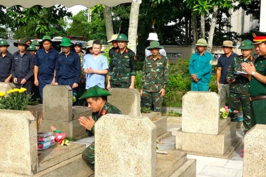Thanh Hóa lấy mẫu hài cốt 32 liệt sĩ chưa xác định danh tính để giám định ADN