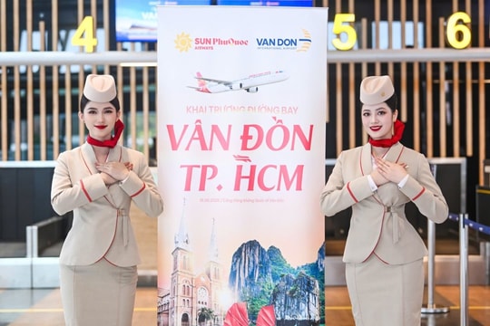 Chính thức khai thác đường bay chiến lược TP. Hồ Chí Minh - Vân Đồn