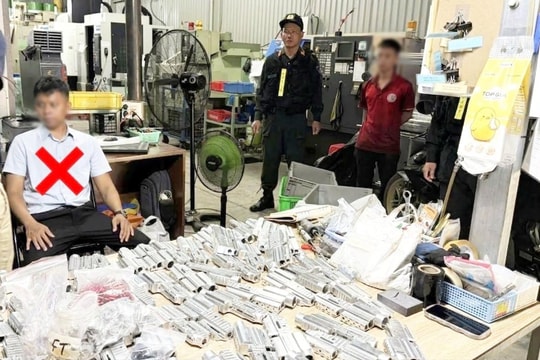 Triệt phá đường dây sản xuất, mua bán vũ khí quân dụng quy mô lớn