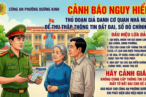 Cảnh báo thủ đoạn giả danh cơ quan nhà nước để thu thập thông tin đất đai