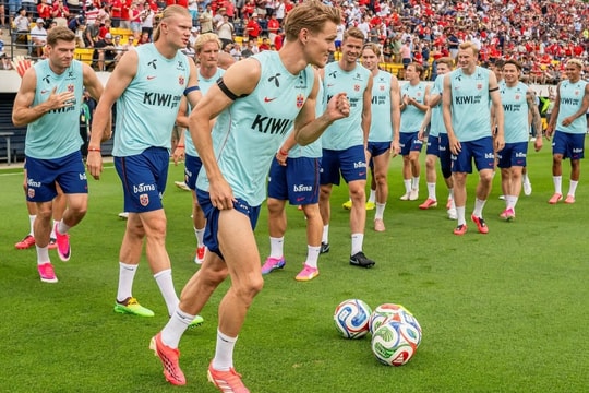 Haaland sẵn sàng bùng nổ khi Na Uy trở lại World Cup sau 28 năm