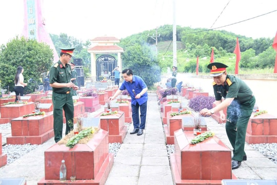 Thái Nguyên triển khai lấy mẫu hài cốt liệt sĩ chưa xác định danh tính