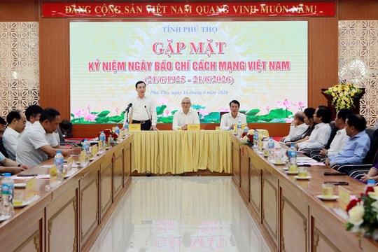 Bí thư Tỉnh ủy Phú Thọ: Báo chí là người bạn đồng hành trong lãnh đạo, điều hành và phát triển