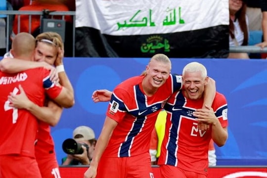 Nauy - Iraq 4 - 1: Haaland tỏa sáng, Na Uy đại thắng ngày ra quân