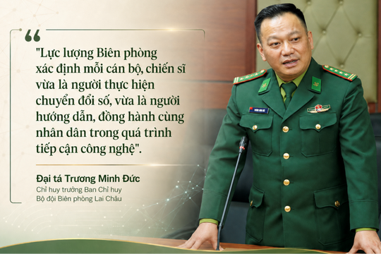 Từ tuyên truyền đến chuyển đổi số: Dấu ấn kép của người lính quân hàm xanh Lai Châu
