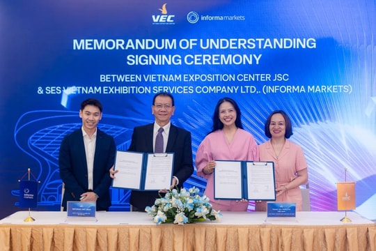 VEC ký kết với đối tác hàng đầu, thúc đẩy chuỗi sự kiện triển lãm quốc tế