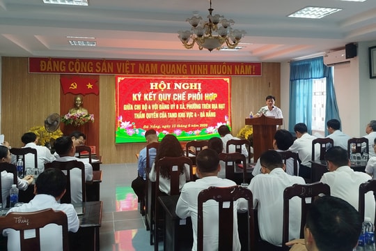TAND hai cấp TP. Đà Nẵng tăng cường phối hợp với Đảng ủy xã, phường trong thực hiện nhiệm vụ chính trị