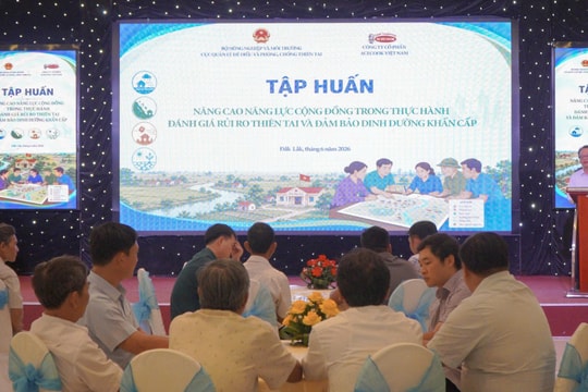 Nâng cao năng lực cộng đồng trước nguy cơ thiên tai cực đoan